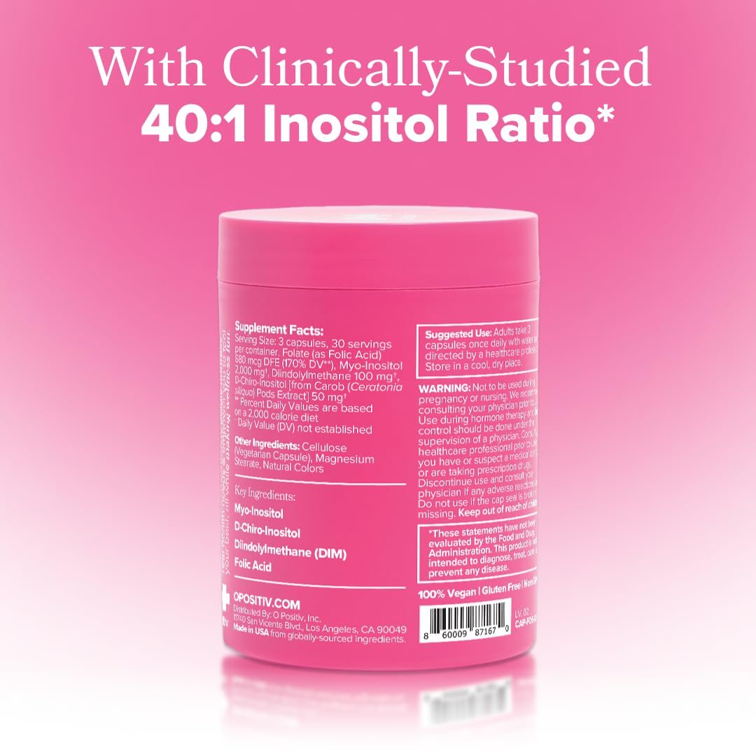 FLO Ovarian for Cycle Regularity – Myo & D-Chiro Inositol – 30-Day Supply