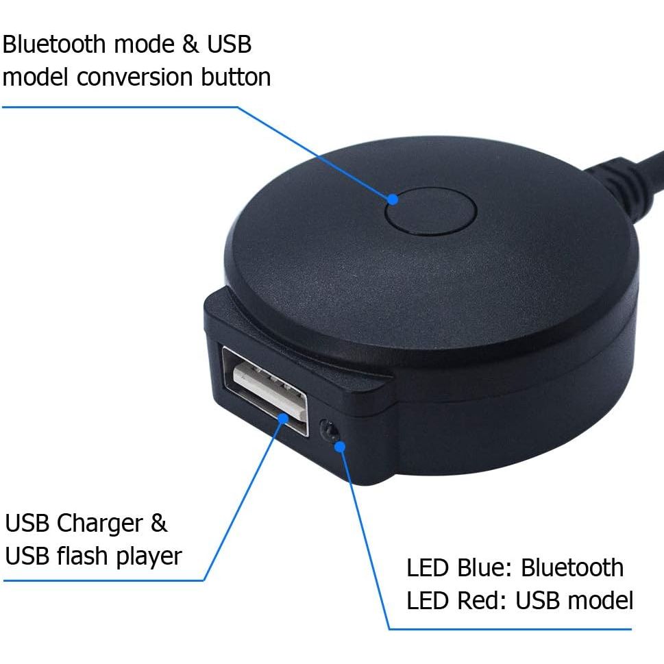 Buy now Bluetooth Adapter Compatible with Mercedes Benz MMI Port Cell Phone Apple iPhone iPod Android Capable Devices Play HiFi Music at indiglob india
