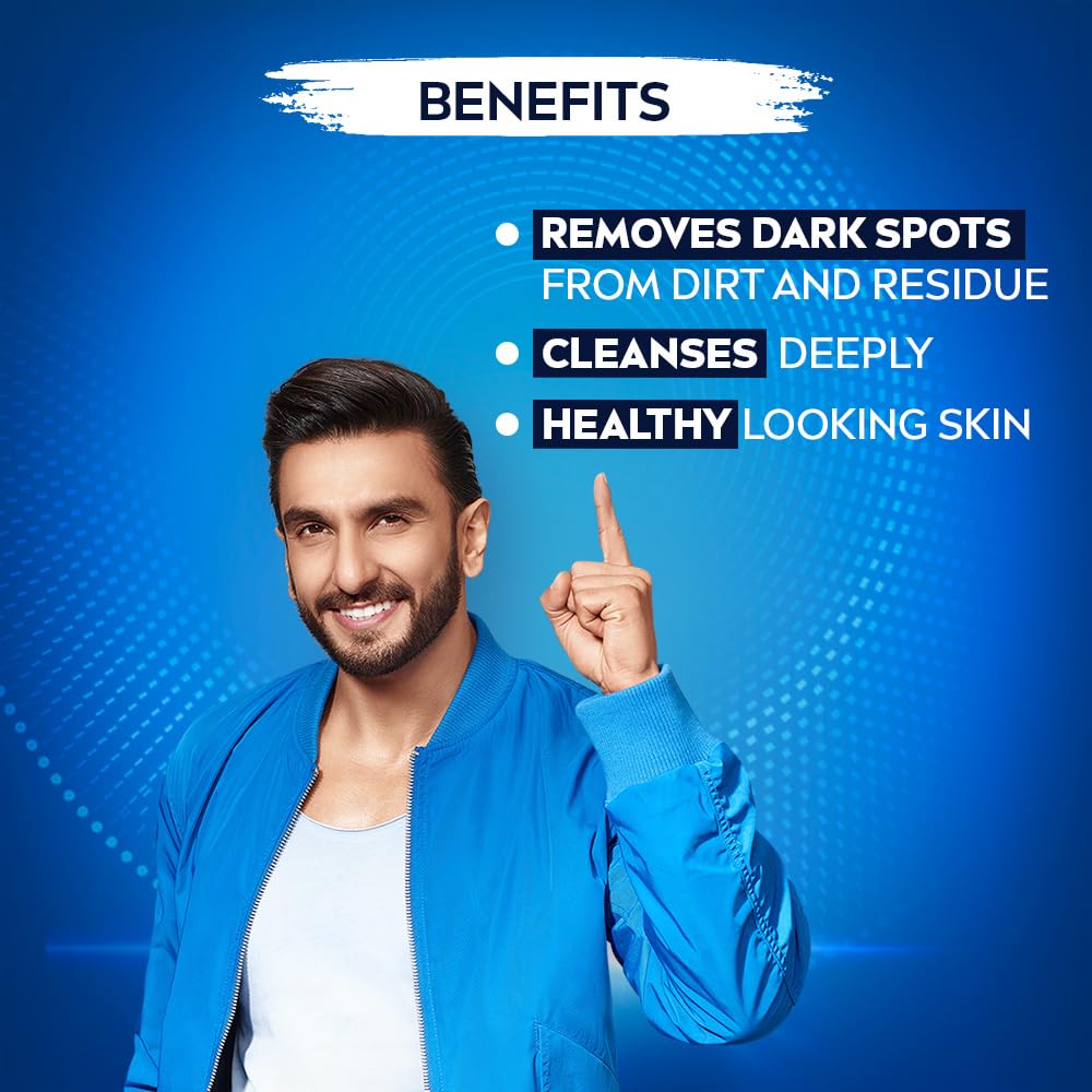 Nivea Men Dark Spot Reduction Face Wash (10x Whitening), 100 ML