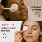 Whipped Lash Cream Shampoo Unscented Foam Cleanser | 100ml Eyelash Extension Cleaning Bath Kit | Salon&Home Use