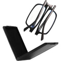 Buy now SKYOAK Evolved Folding Reading Glasses For Women Men Blue Light Blocking Anti UV Eyestrain Foldable Portable Compact Readers with Flat Hard Case Pocket Computer glasses 1.5 BLACK Full Size-black 1.5 x at indiglob india