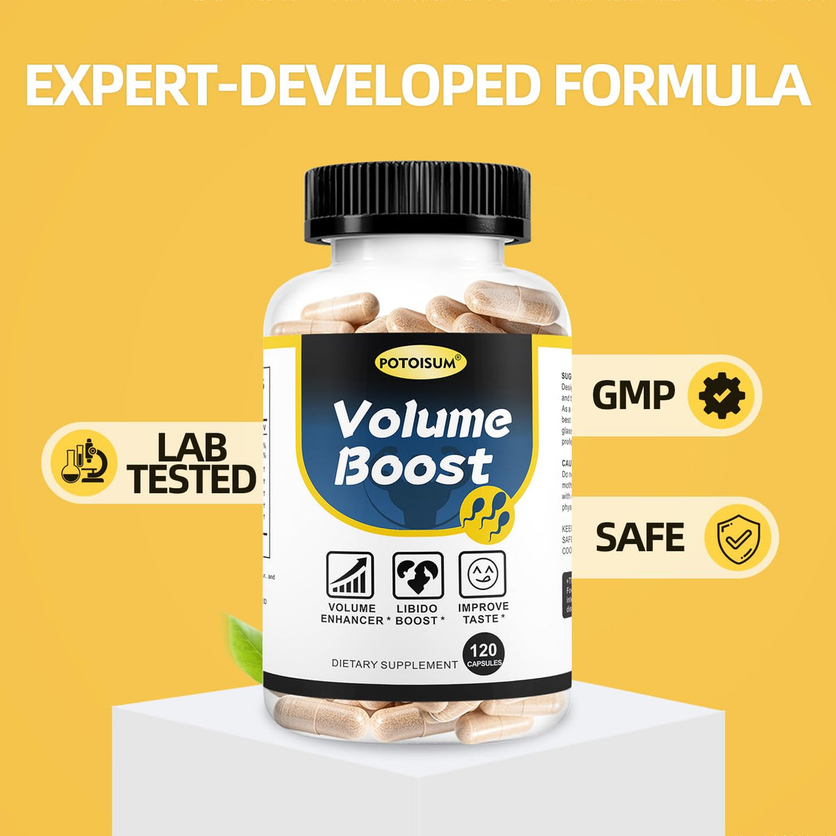 Semen Volume Booster, Semen & Sperm Load Significantly Boost, Men’s Fertility Health Supplement, Help You Increase Load Volume