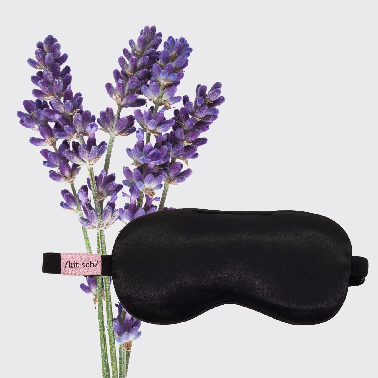 Buy now Kitsch Weighted Satin Sleep Mask - Weighted Eye Masks for Sleep and Travel - Lavender Sleeping Mask for Women and Men - Light Blocking, Adjustable Strap, Ultra-Soft (4.1oz/116g) at indiglob india
