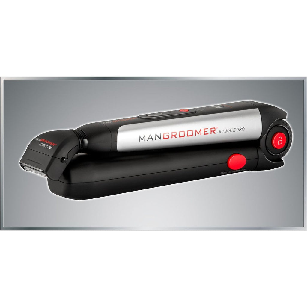 Buy now MANGROOMER - ULTIMATE PRO Back Shaver with 2 Shock Absorber Flex Heads, Power Hinge, Extreme Reach Handle and Power Burst at indiglob india