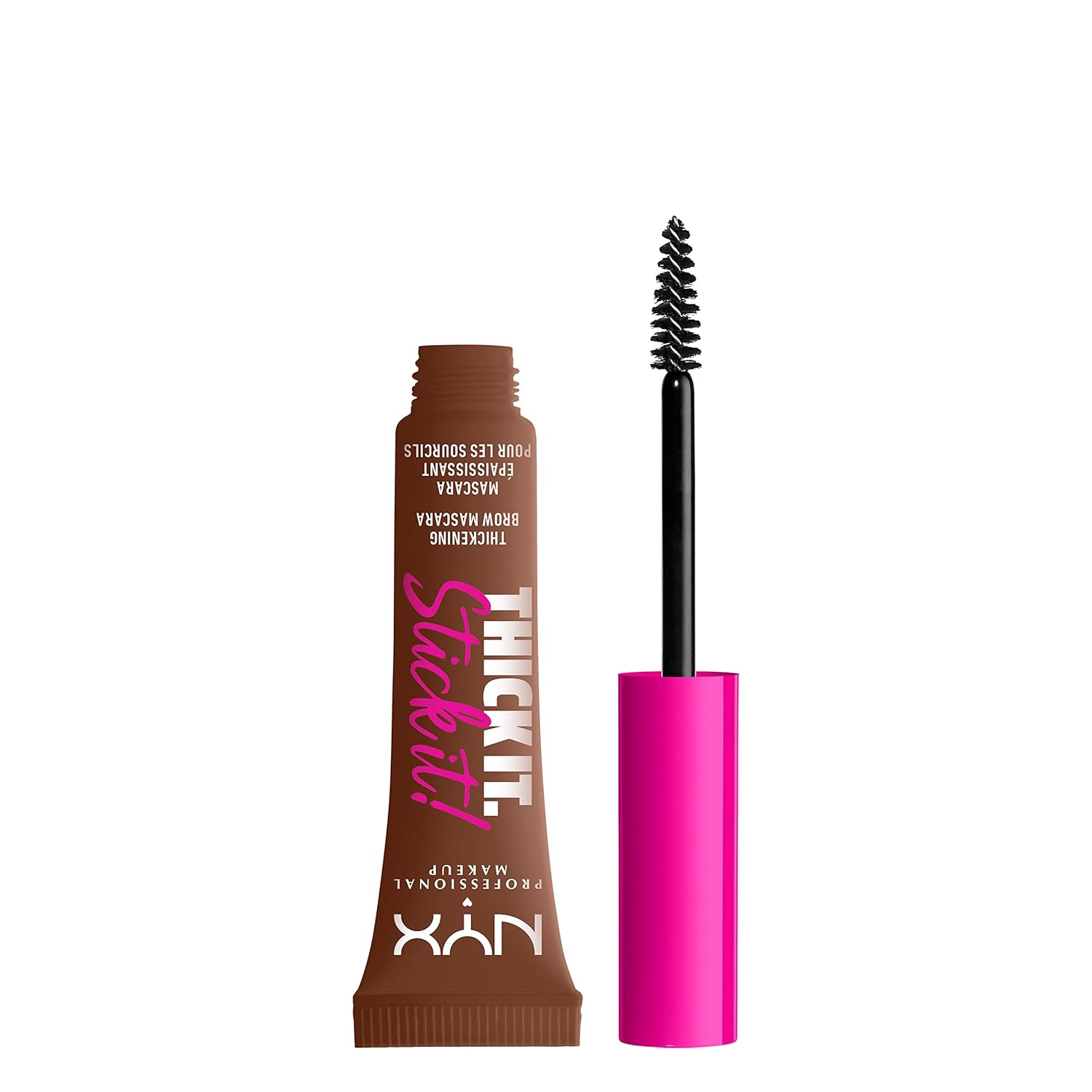 Buy now NYX PROFESSIONAL MAKEUP Thick It Stick It Thickening Brow Mascara, Eyebrow Gel - Black 0.23 Fl Oz (Pack of 1) 04 RICH AUBURN at indiglob india