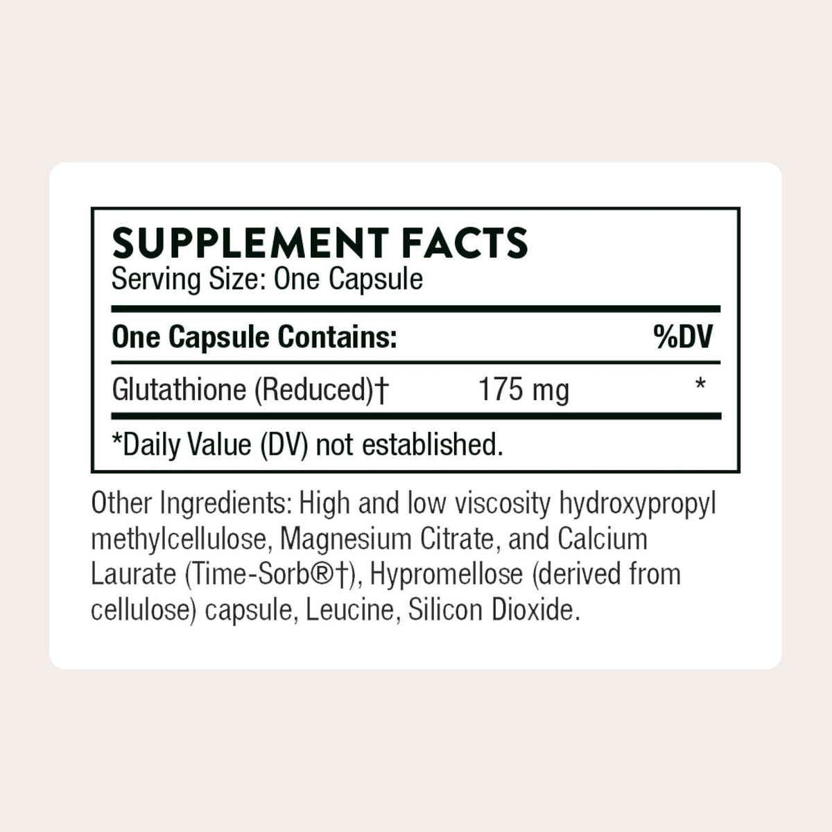 THORNE Glutathione-SR, Sustained-Release Antioxidant, 60 Capsules