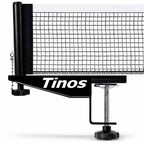 TINOS Premium Table Tennis Net & Post | Pro Screw Clamp Ping Pong Net