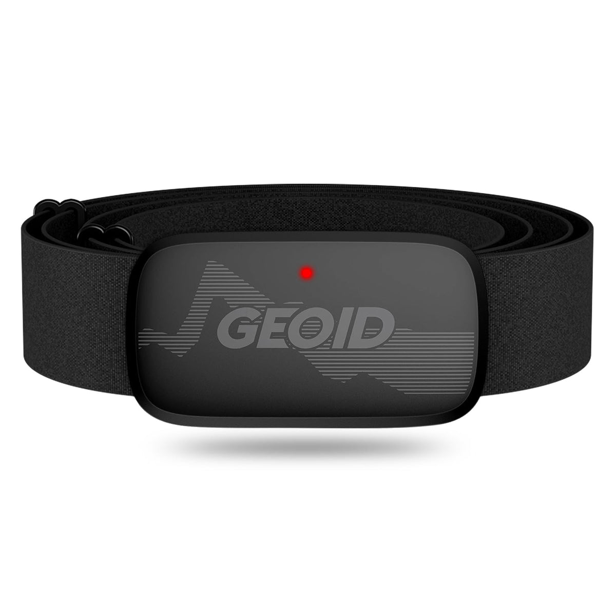GEOID HS500 Heart Rate Monitor, Heart Rate Sensor Chest Strap, Protocol ANT+/Bluetooth, 800h Battery, IP67 Waterproof, Compatible with iOS/Android APPs