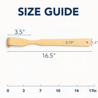 Slick- Bamboo Back Scratcher, 16.5", 2 Pack, Long Handle