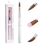 Beetles Gel Polish Nail Art Liner Brushes 5Pcs Painting Art Design Pen Set | Diamond Application Rhinestone Handle Dotting Drawing Sizes 5 7 9 11 20mm Nail Design Gift for Women