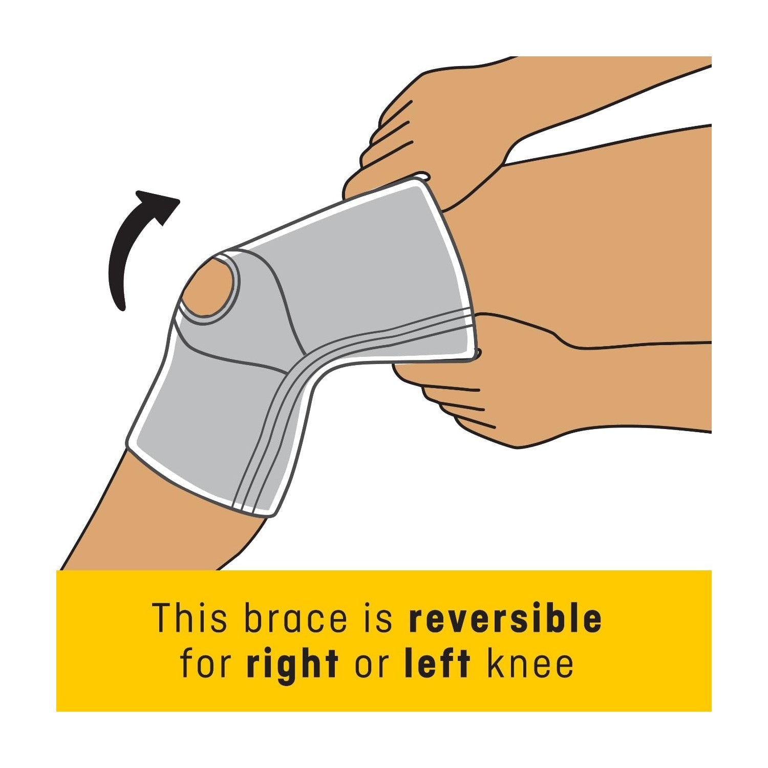 Buy now FUTURO Comfort Knee with Stabilizers, Medium at indiglob india
