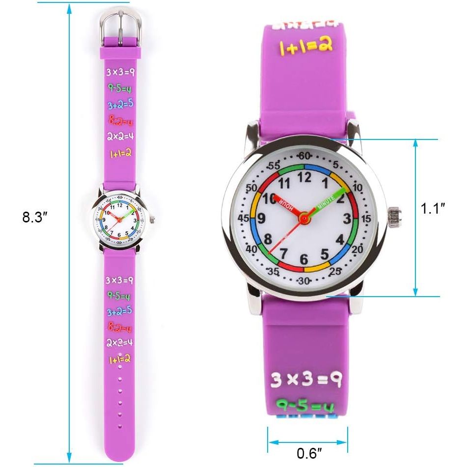 Buy now Venhoo Kids Watches 3D Cute Cartoon Waterproof Silicone Children Toddler Wrist Watches Time Teacher Gifts for 3-10 Ages Boys Little Child-Universe… at indiglob india