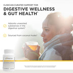 Integrative Therapeutics Activated Charcoal - Digestive & Gut Health Supplement* - Effective Gastrointestinal Support* - Gluten-Free & Dairy-Free - 100 Capsules (50 Servings)