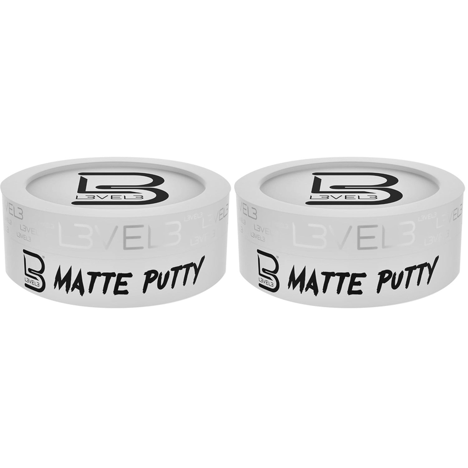 L3 Level 3 Matte Hair Putty for Men and Women, Styling Clay, 5 oz | Texture clay, matte clay finish, flexible medium hold, reworkable styling paste, adds definition and natural texture