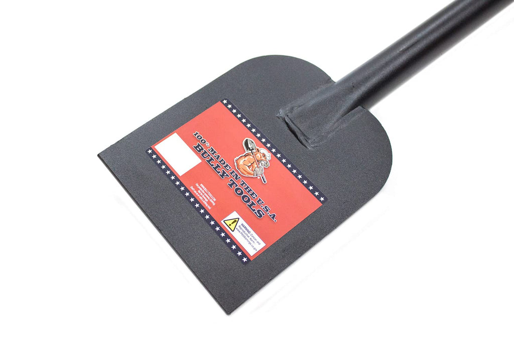 Buy now Bully Tools Heavy Duty Ice Scraper with D-Grip Handle - Steel Head and Floor Scraper with Long Handle for Driveway, 11-Gauge Steel Flat Head Shovel and Tool Ice Edging Shovel for Sidewalks, 46-inches at indiglob india