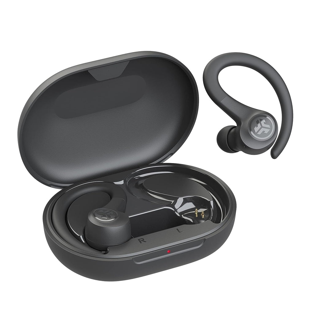Buy now JLab Go Air Sport, Wireless Workout Earbuds Featuring C3 Clear Calling, Secure Earhook Sport Design, 32+ Hour Bluetooth Playtime, and 3 EQ Sound Settings (Graphite/Black) Graphite Sport at indiglob india