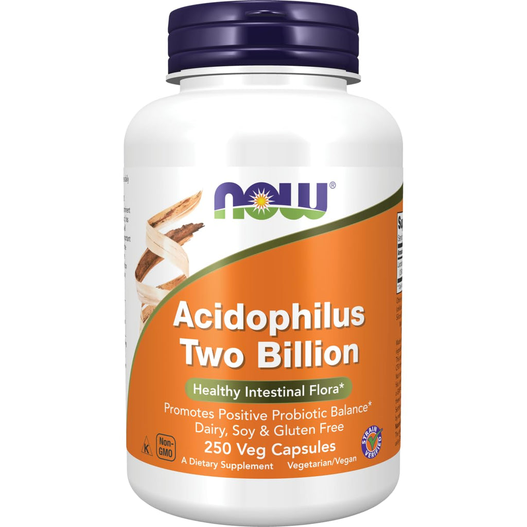 Buy now Now Foods Acidophilus 2 Billion 250 Caps at indiglob india