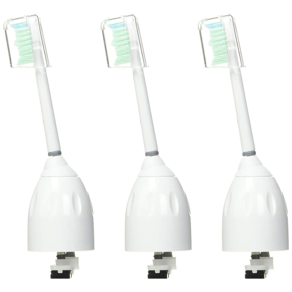 Buy now Philips Sonicare Genuine E-Series Replacement Toothbrush Heads, 3 Brush Heads, White, HX7023/30 at indiglob india