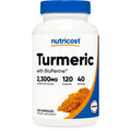 Nutricost Turmeric Curcumin with BioPerine, 2300mg, 120 Capsules, GMO-Free | 95% Curcuminoids, Veggie Capsules, 767mg Per Cap, Gluten Free