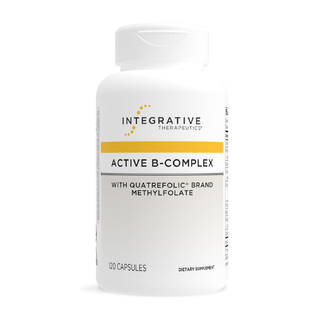 Integrative Therapeutics Active B-Complex - Cellular Energy & Heart Health Support with Vitamins B2, B6 & B12* - Supports Nervous & Immune Systems* - Third-Party Tested - 60 Capsules (30 Servings)
