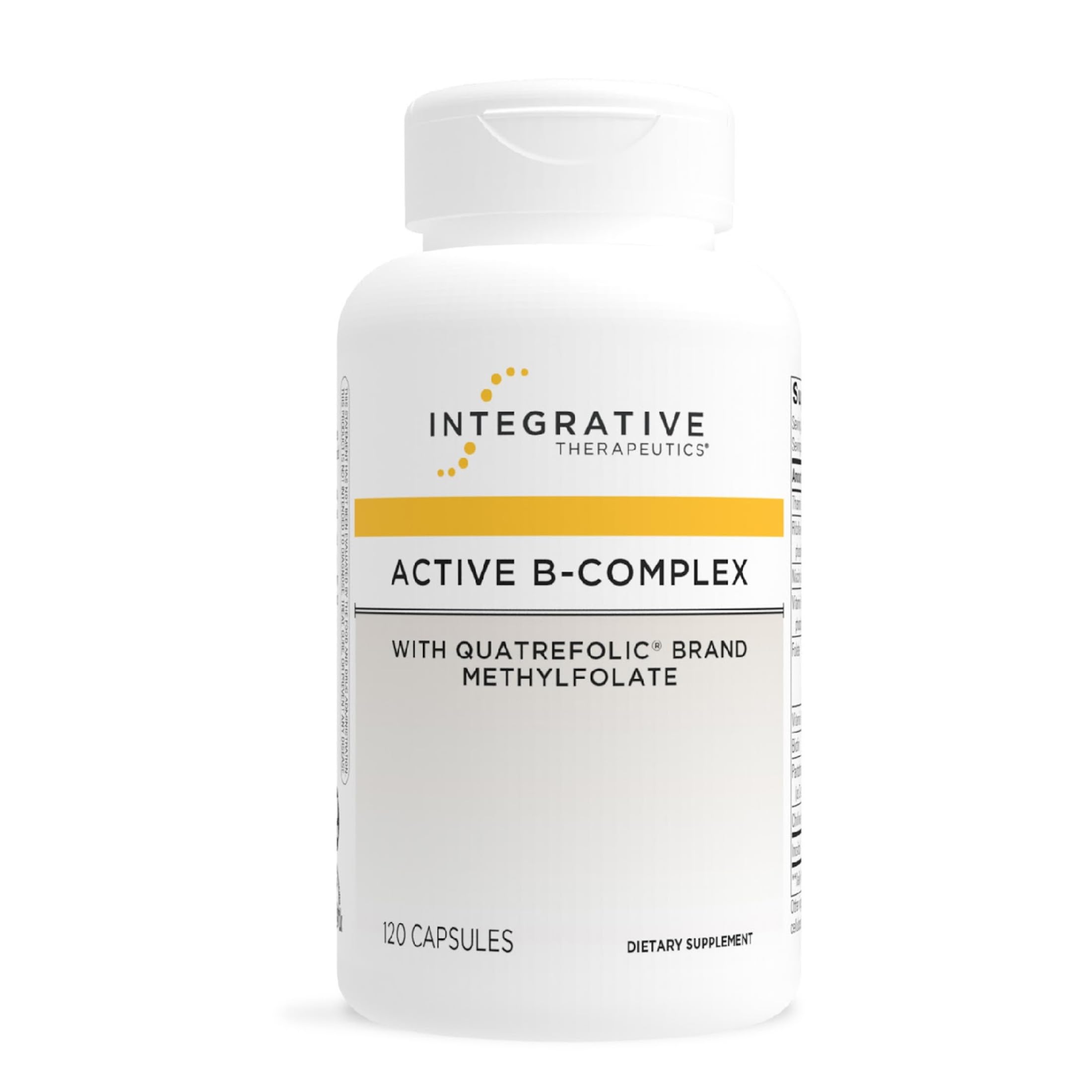 Integrative Therapeutics Active B-Complex - Cellular Energy & Heart Health Support with Vitamins B2, B6 & B12* - Supports Nervous & Immune Systems* - Third-Party Tested - 60 Capsules (30 Servings)