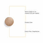 Integrative Therapeutics Vitamin D3 125mcg, Chocolate, 90 Tablets