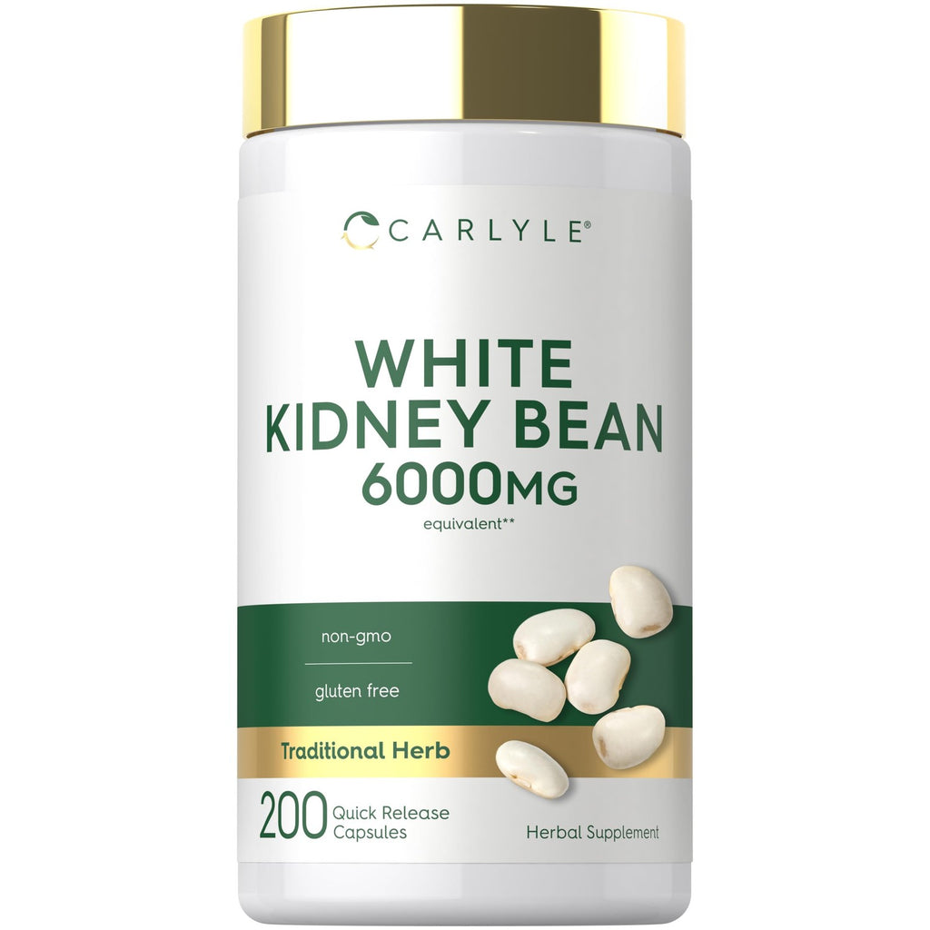 Carlyle White Kidney Bean | 200 Count | Non-GMO & Gluten Free Extract