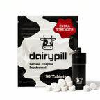 DairyPill Lactase Enzyme Pills for Lactose Intolerance, 18000 FCC, 180 Ct