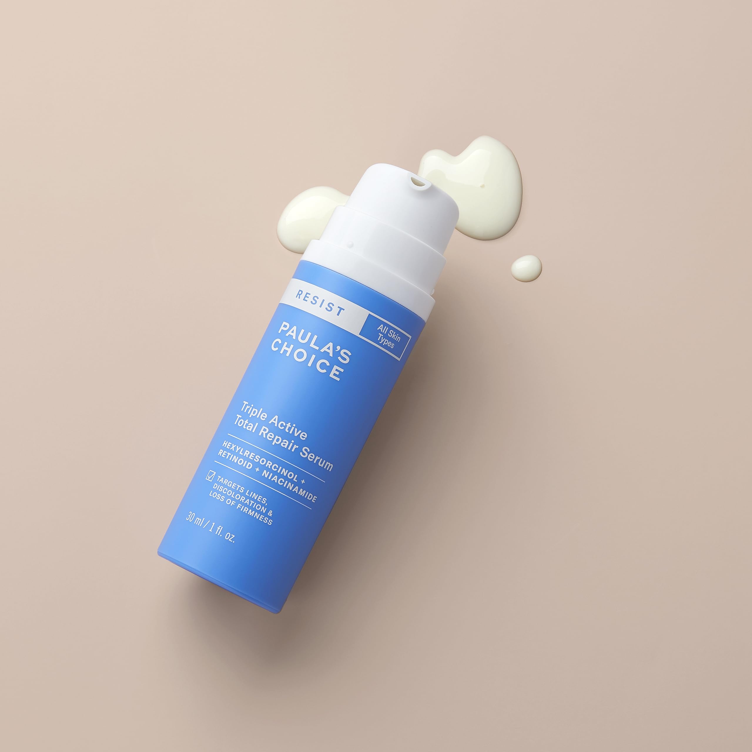Buy now Paulaâ€™s Choice RESIST Triple Active Total Repair Serum, 3-in-1 Serum for Wrinkles, Dark Spots & Loss of Firmness with Niacinamide & Retinoid, Fragrance-Free, 1 Fl Oz at indiglob india
