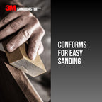 Buy now 3M 20908-150 SandBlaster Bare Surfaces Sponge, 150-Grit at indiglob india