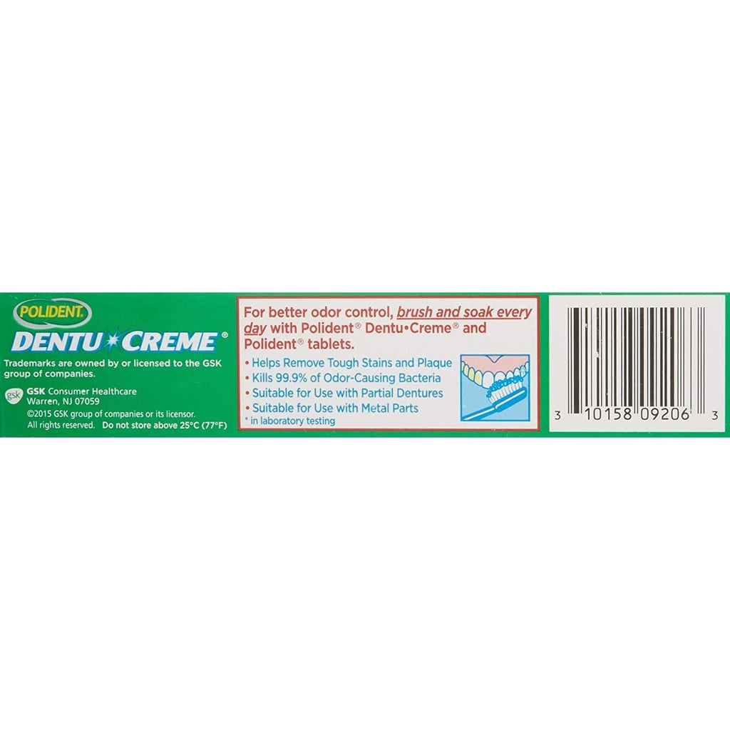 Buy now Polident Dentu Creme Denture Toothpaste, 3.9 oz at indiglob india