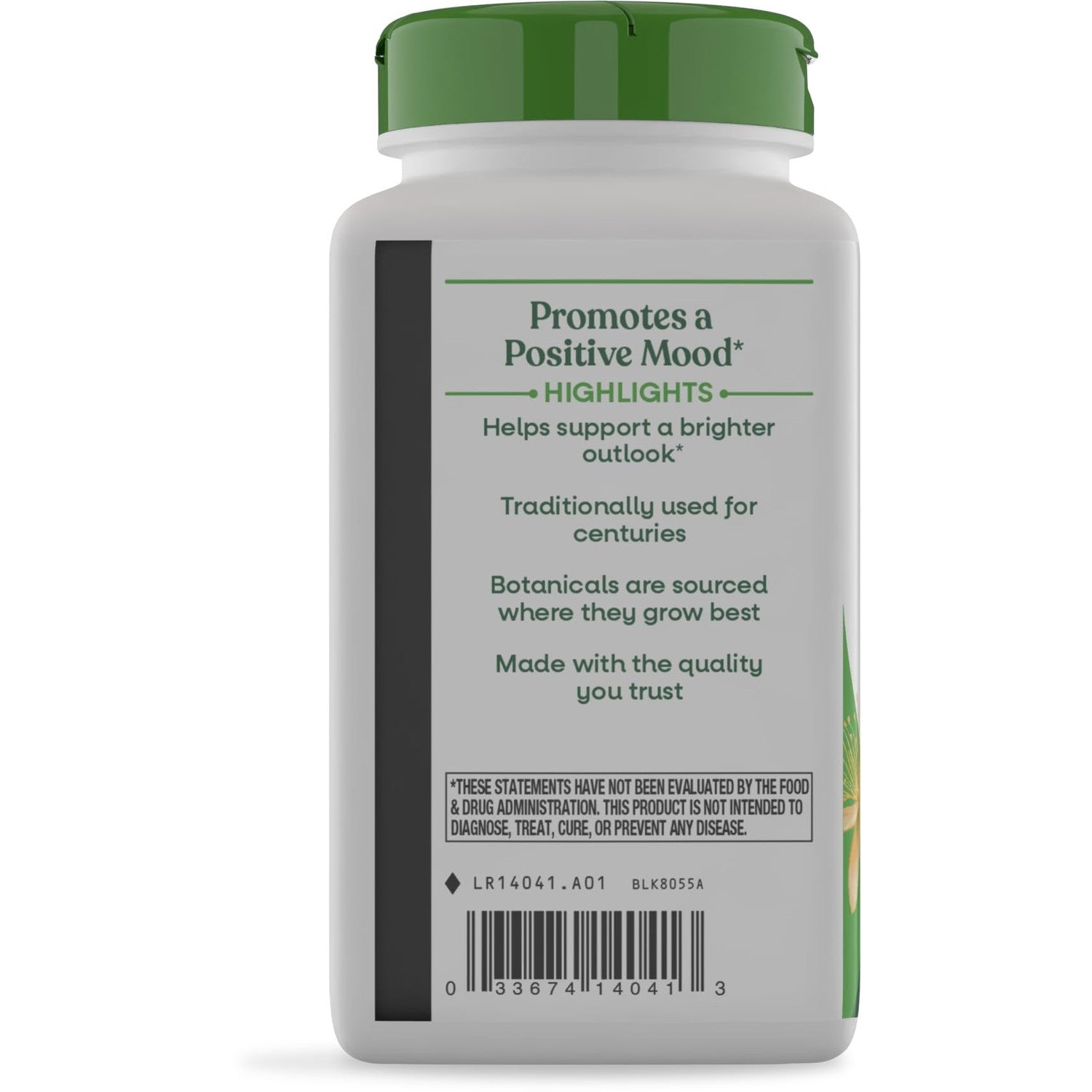 Nature's Way St. John’s Wort Capsules, 700 mg per Serving, 180 ct | Herbal Supplement Promotes a Positive Outlook*, 700 mg per 2-Capsule Serving, Non-GMO Project Verified, Vegan Capsules