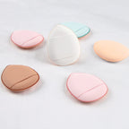 Finger Puff, 12 Pcs Mini Makeup Puff,Suitable For Foundation, Concealer, Eye Shadow,Beauty Makeup Tools (5 Color 1 Set)