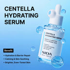 NIDA Centella Hydrating Serum | Centella Asiatica, Hyaluronic Acid | Hydration, Calming & Soothing, Skin Balancing, Skin Barrier | 1.69 fl. oz., 50ml