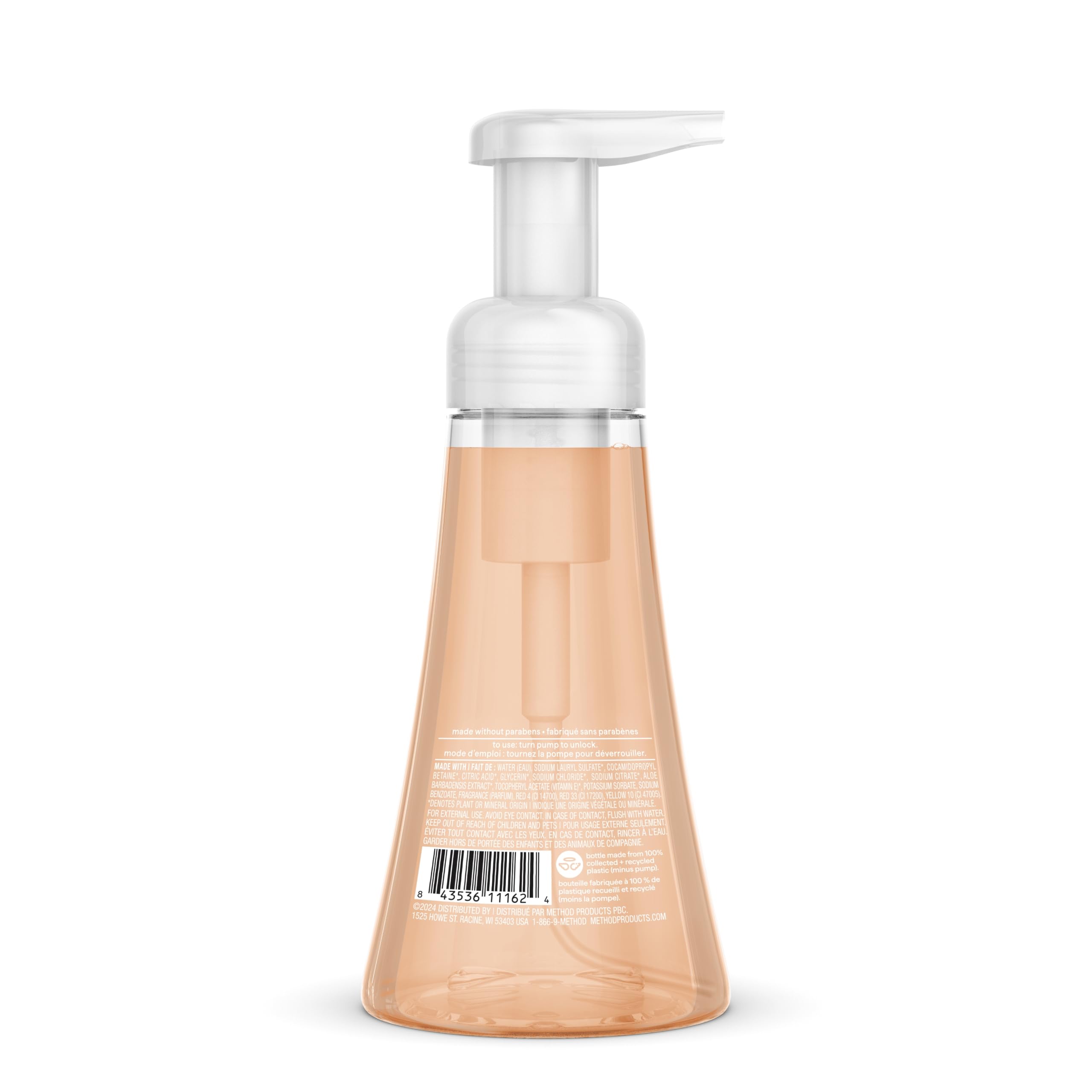 method Foaming Hand Wash, Sandalwood + Cedar, 10 fl oz, 3 pack | Hydrates & Softens Skin, Designed for Gentle Everyday Cleansing
