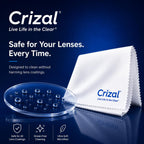 Crizal® Eyeglass Cleaner Spray – 4 Pack | Premium Lens Cleaner | Designed by Crizal® | Safe for All Advanced AR & Anti-Reflective Lens Coatings