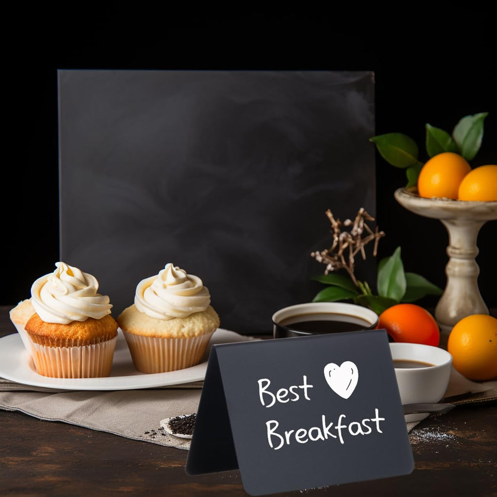 20 Pack Mini Chalkboard Signs, Food Labels for Party Buffet Catering, 4"x3"