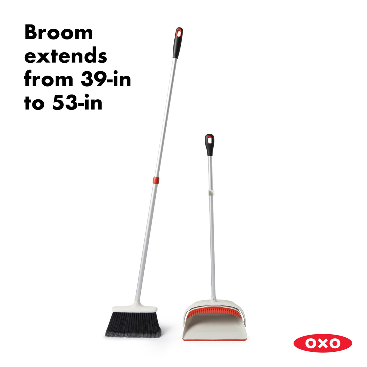 OXO Large Upright Sweep Set, Off-white, 8.5" - 12"