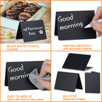 20 Pack Mini Chalkboard Signs, Food Labels for Party Buffet Catering, 4"x3"