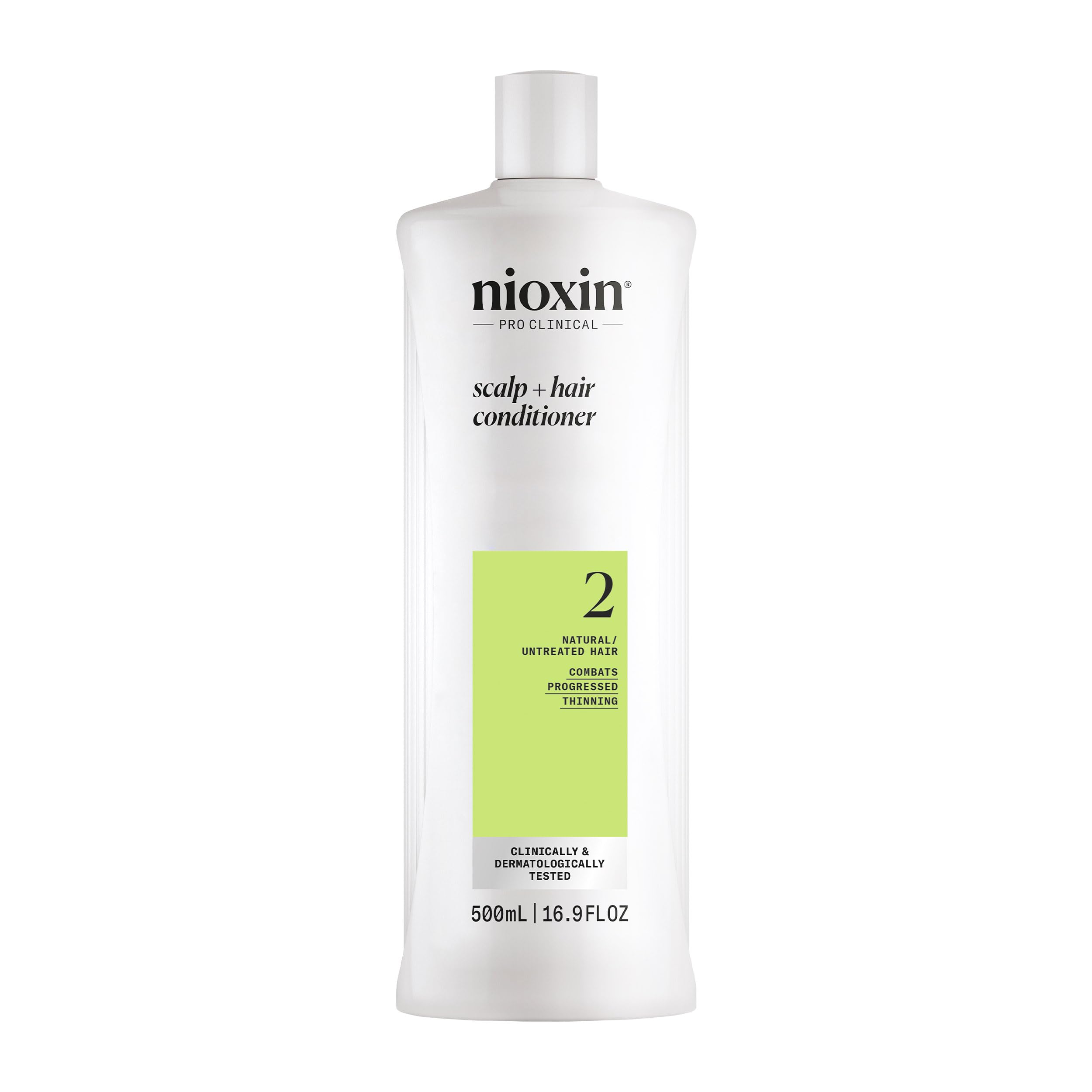 NIOXIN System 2 Scalp Care | Conditioner | Hair Thickening For Natural Hair | Scalp Health | For Natural Hair with Progressed Thinning | Boost Hair Density with Niacinamide & Biotin | Refreshed Scalp