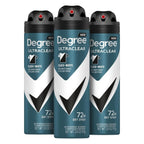 Degree Men Antiperspirant Deodorant Dry Spray Black + White 3 Pack 3.8 oz | Protects from Deodorant Stains Antiperspirant for Men with MotionSense Technology