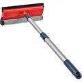 Squeegee for Window Cleaning with Long Handle, 2-in-1 Window Squeege for Home, Car Windshield, Mirror, Glass Cleaning with Extension Pole 18"-30"