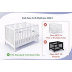 Dream On Me Twilight 2-in-1 Breathable Spring Coil Crib & Toddler Mattress