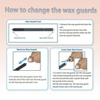 Waxguards 3.0 NanoCare 10993649 Filters for Signia/Rexton and Connexx Hearing Aids - Cleaning Brush Kits with Carry Case- 3packs