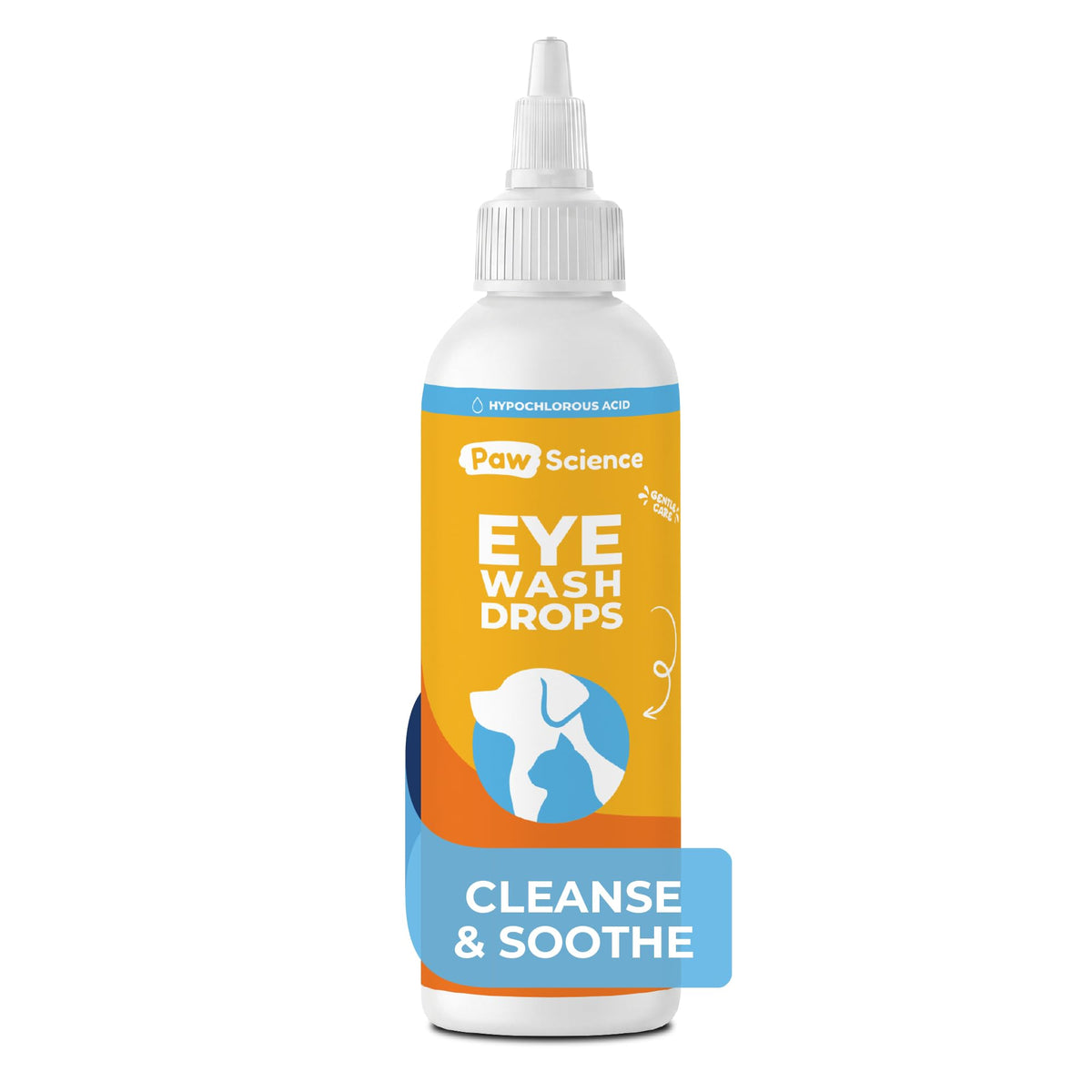 Dog Eye Drops & Wash for Dogs & Cats – Gentle Antimicrobial Eye Cleaner