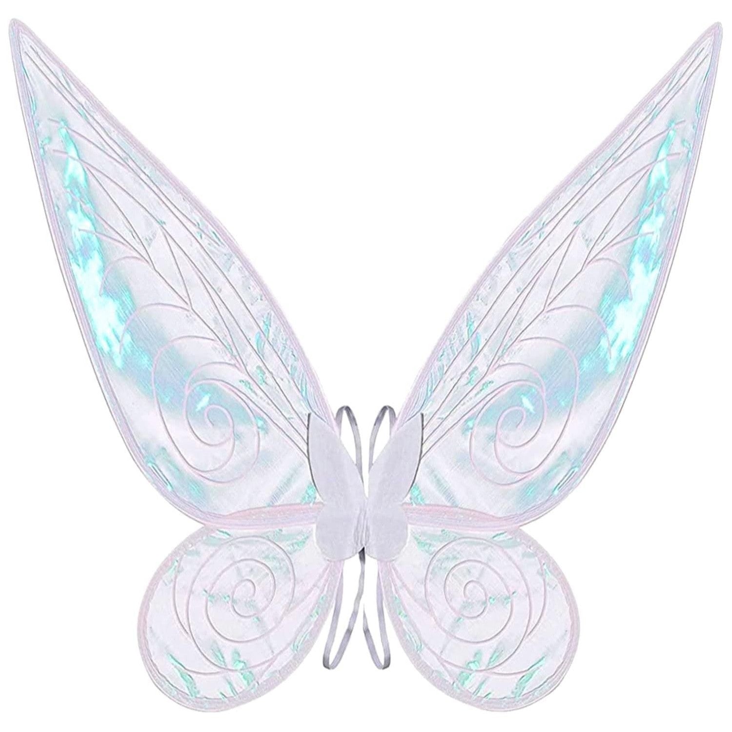 Buy now Adult Fairy Wings, Shiny Transparent Princess Wings, Angel Wings Sutable for Halloween Costume Dress Up White at indiglob india