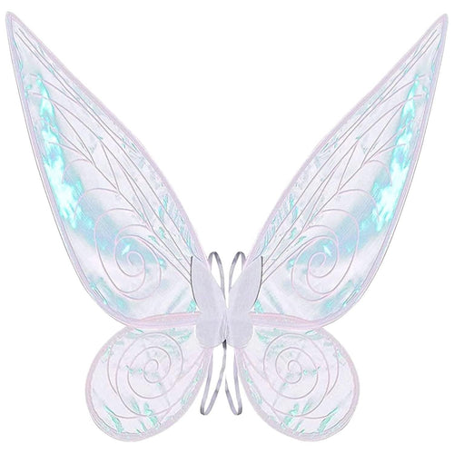 Buy now Adult Fairy Wings, Shiny Transparent Princess Wings, Angel Wings Sutable for Halloween Costume Dress Up White at indiglob india