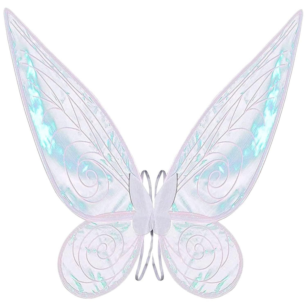 Buy now Adult Fairy Wings, Shiny Transparent Princess Wings, Angel Wings Sutable for Halloween Costume Dress Up White Default at indiglob india