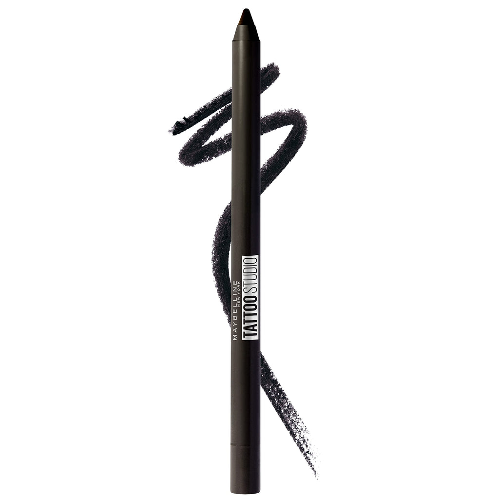 Buy now Maybelline TattooStudio Long-Lasting Sharpenable Eyeliner Pencil, Glide on Smooth Gel Pigments with 36 Hour Wear, Waterproof, Deep Onyx, 1 Count at indiglob india