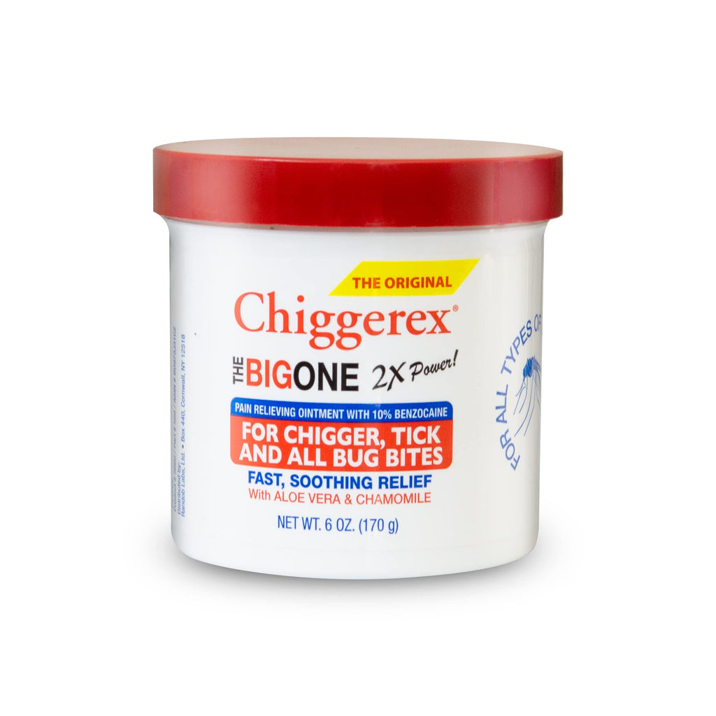 Chiggerex 2X Power Medicated Ointment, Bug Bite Relief, 6 oz